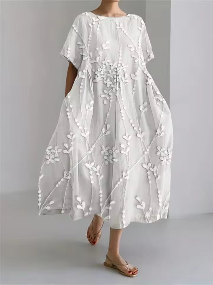 Fenella | Elegant Loose Round Neck Dress 12