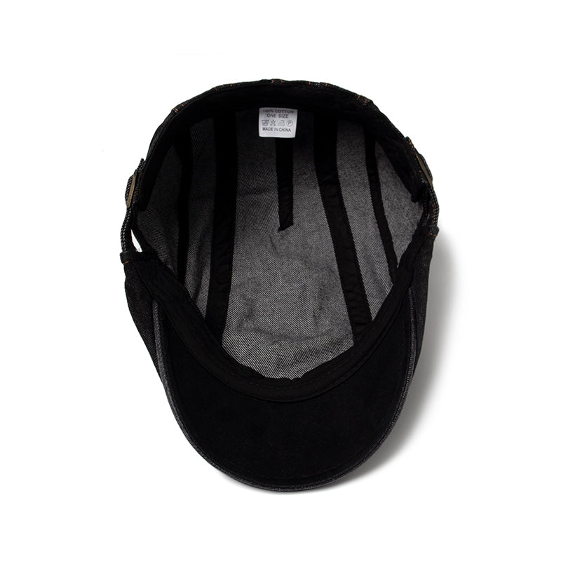 Logan | Classic Everyday Stitch Flat Cap 8
