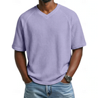 Paul | V-Neck Short Sleeve Waffle Shirt 2