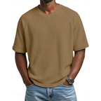 Paul | V-Neck Short Sleeve Waffle Shirt 3