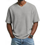 Paul | V-Neck Short Sleeve Waffle Shirt 8