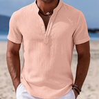 Lachlan | Summer Button-Up Short Sleeve Shirt 9