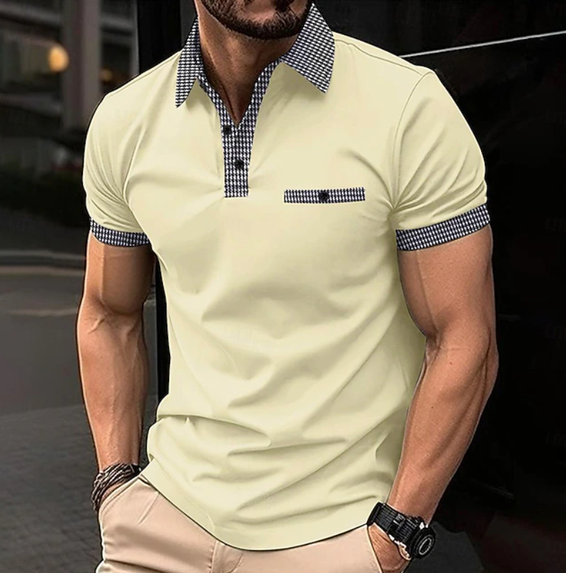 Alexander | Classic Checkered Collar Polo Shirt 7