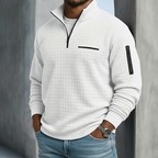 Edward | Casual Long Sleeve Waffle Sweater 4