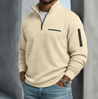 Edward | Casual Long Sleeve Waffle Sweater 5