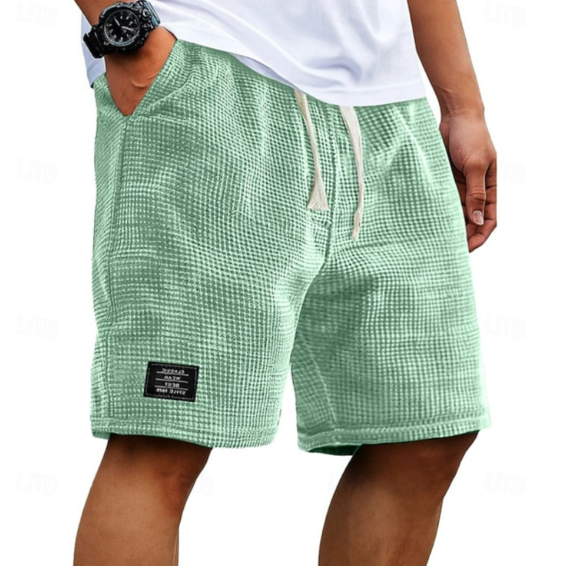 Oliver | Casual Waffle Summer Shorts 5