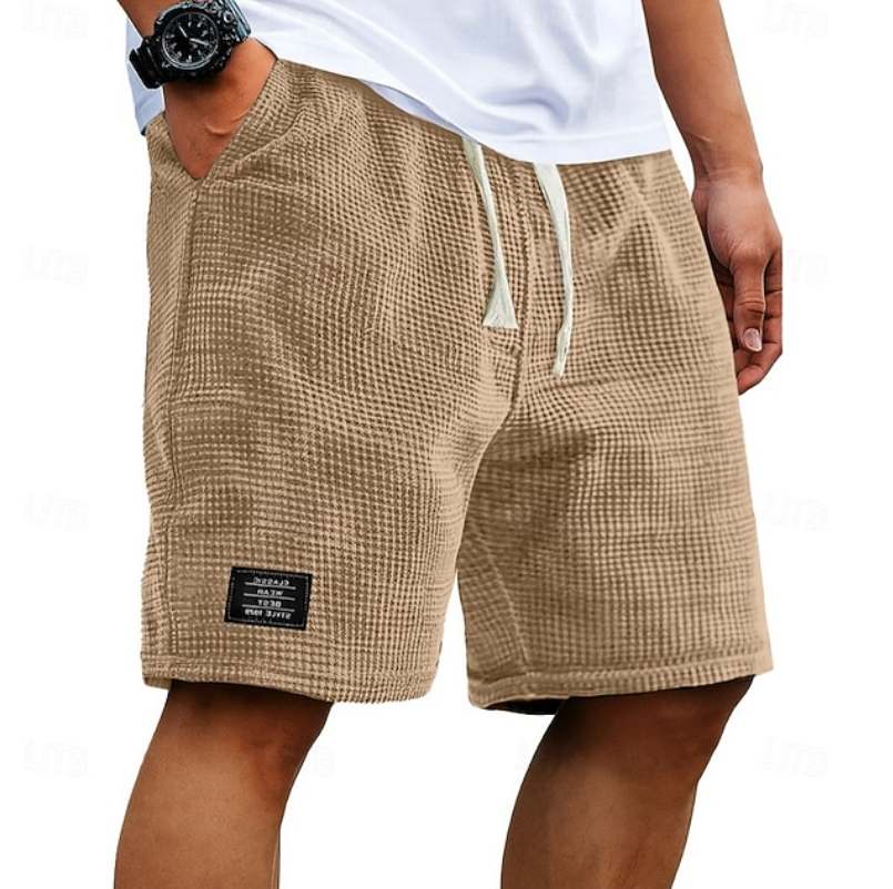 Oliver | Casual Waffle Summer Shorts 4