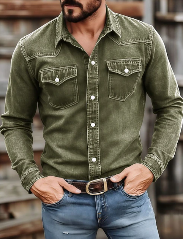 Greyson | Classic Button Up Long Sleeve Shirt 4