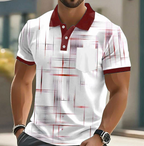 Elliot | Classic Button Up Geometric Shirt 4