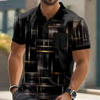 Elliot | Classic Button Up Geometric Shirt 7