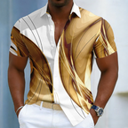Christian | Stylish Linear Style Collar Shirt 1
