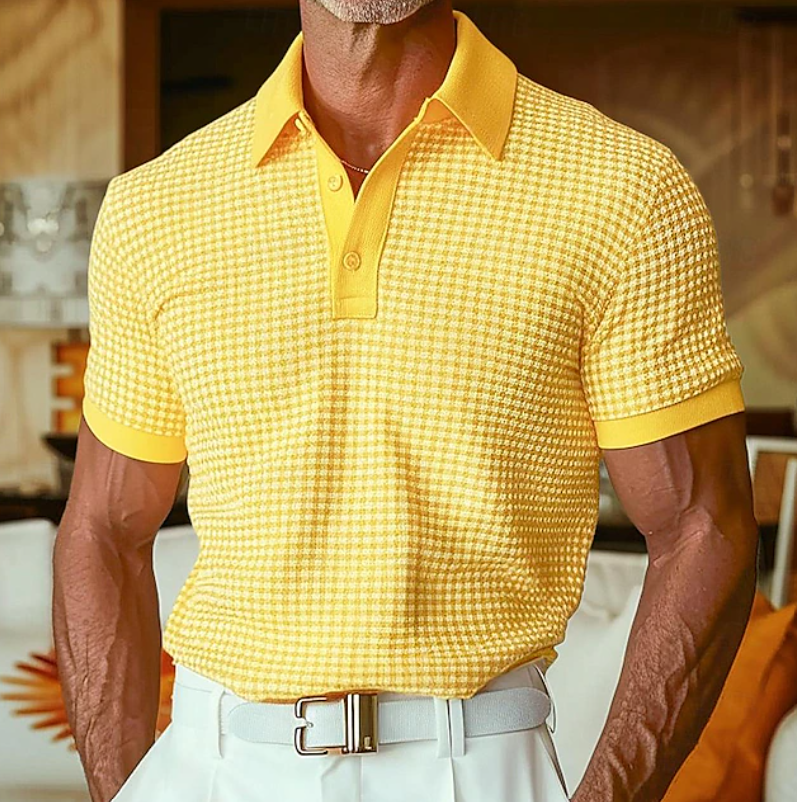 Hugo | Casual Textured Waffle Collar Shirt 1