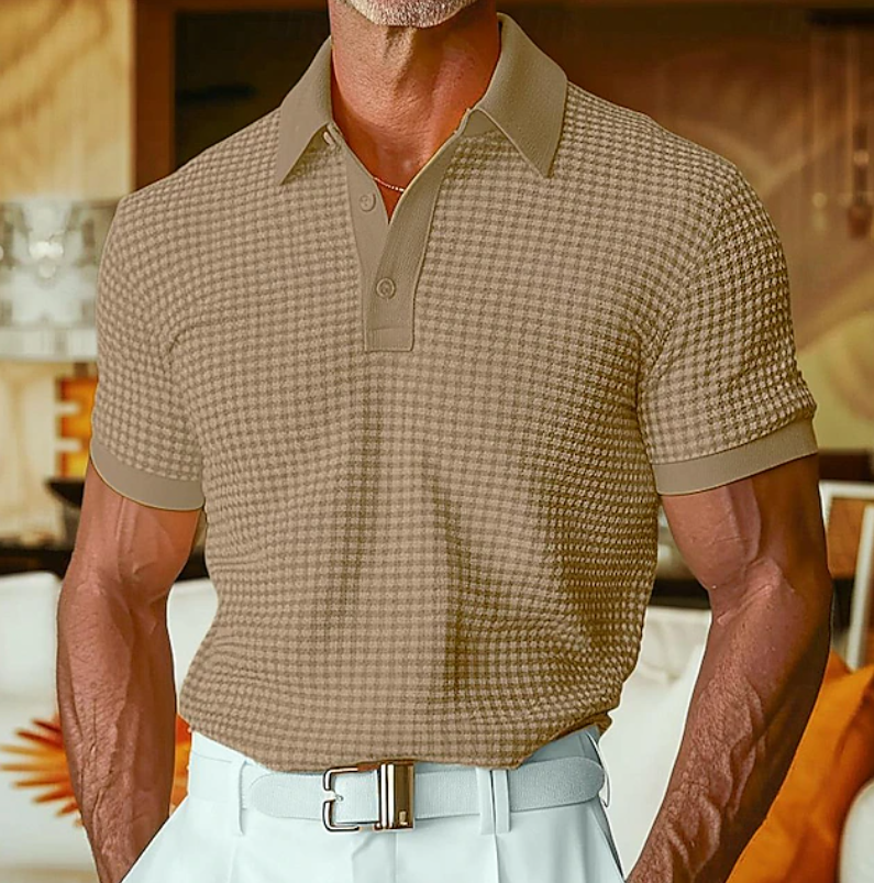 Hugo | Casual Textured Waffle Collar Shirt 2