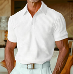 Hugo | Casual Textured Waffle Collar Shirt 3