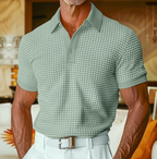Hugo | Casual Textured Waffle Collar Shirt 4