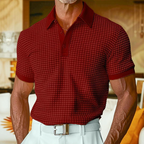 Hugo | Casual Textured Waffle Collar Shirt 7
