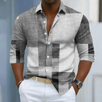 Ashton | Classic Color Block Patchwork Shirt 5