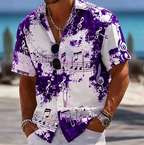 Rico | Abstract Splash Print Summer Shirt 1