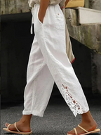 Isobel | Stylish Embroidered Wide-Leg Pants 5