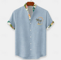 Finnian | Palm Embroidery Short Sleeve Shirt 3