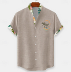 Finnian | Palm Embroidery Short Sleeve Shirt 2