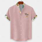 Finnian | Palm Embroidery Short Sleeve Shirt 1