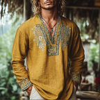 Aurelio | Casual Embroidered Resort Shirt 4
