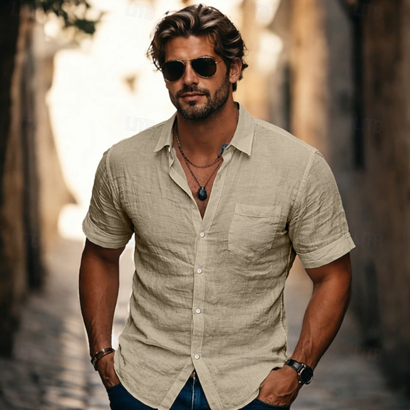 Adrian | Everyday Casual Short Sleeve Shirt 1