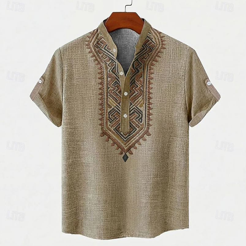 Mateo | Casual Embroidered Boho Shirt 3