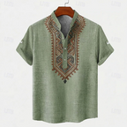 Mateo | Casual Embroidered Boho Shirt 1