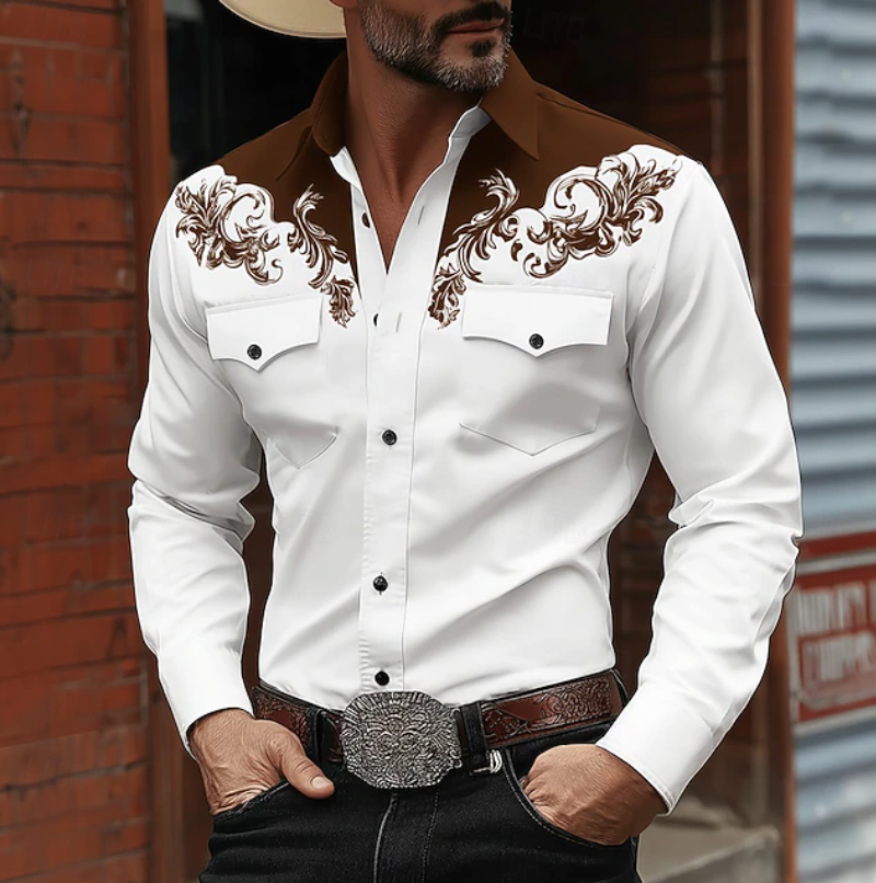 Ridgewood | Western Embroidered Button Shirt 3