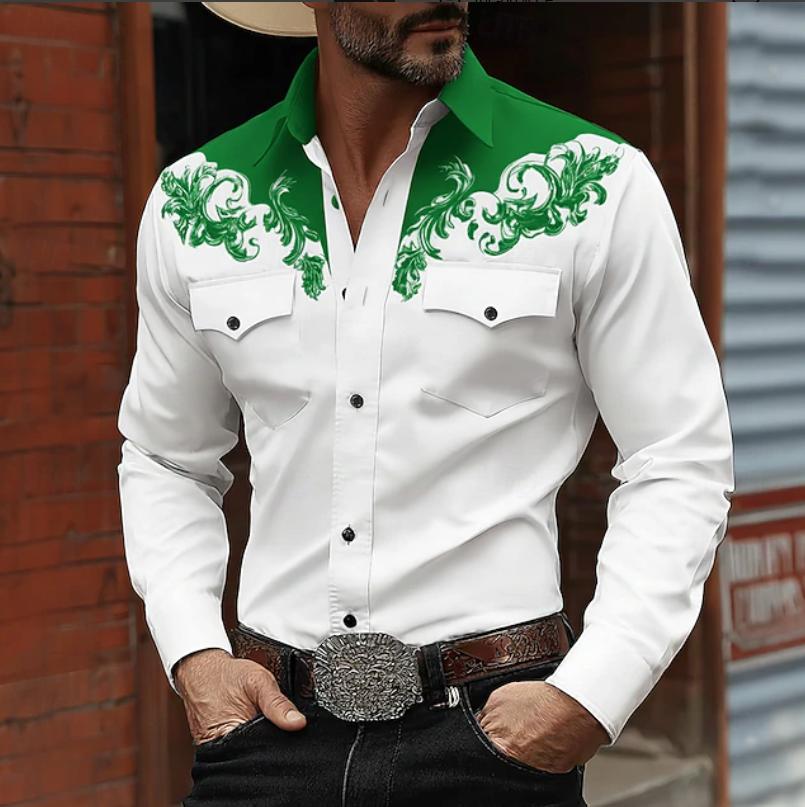 Ridgewood | Western Embroidered Button Shirt 1
