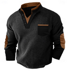 Calder | Casual Textured Pocket Sweater 2