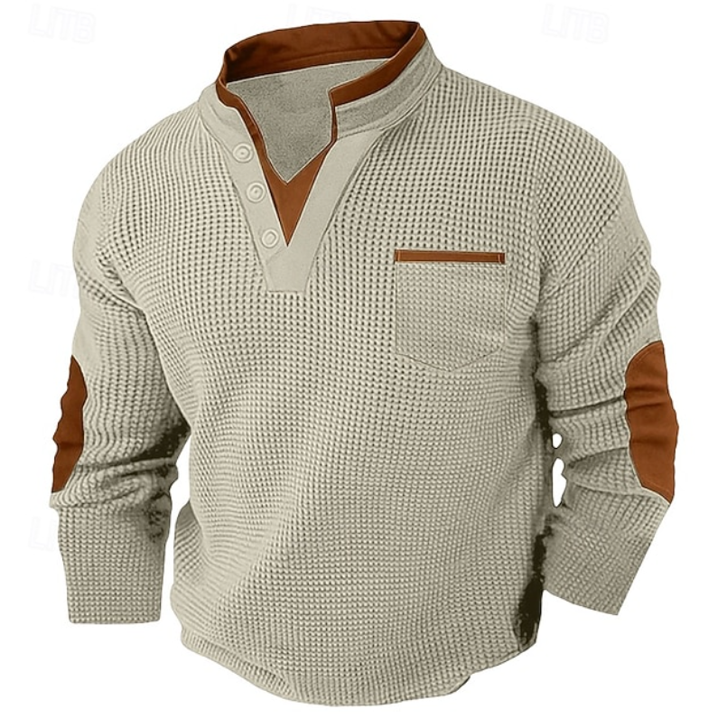 Calder | Casual Textured Pocket Sweater 5