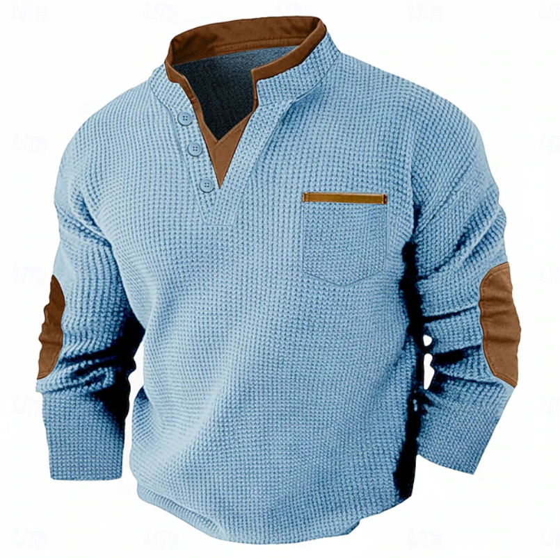 Calder | Casual Textured Pocket Sweater 8