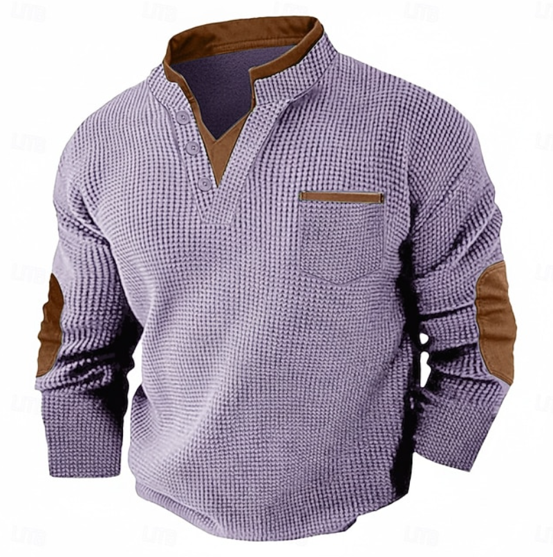 Calder | Casual Textured Pocket Sweater 9