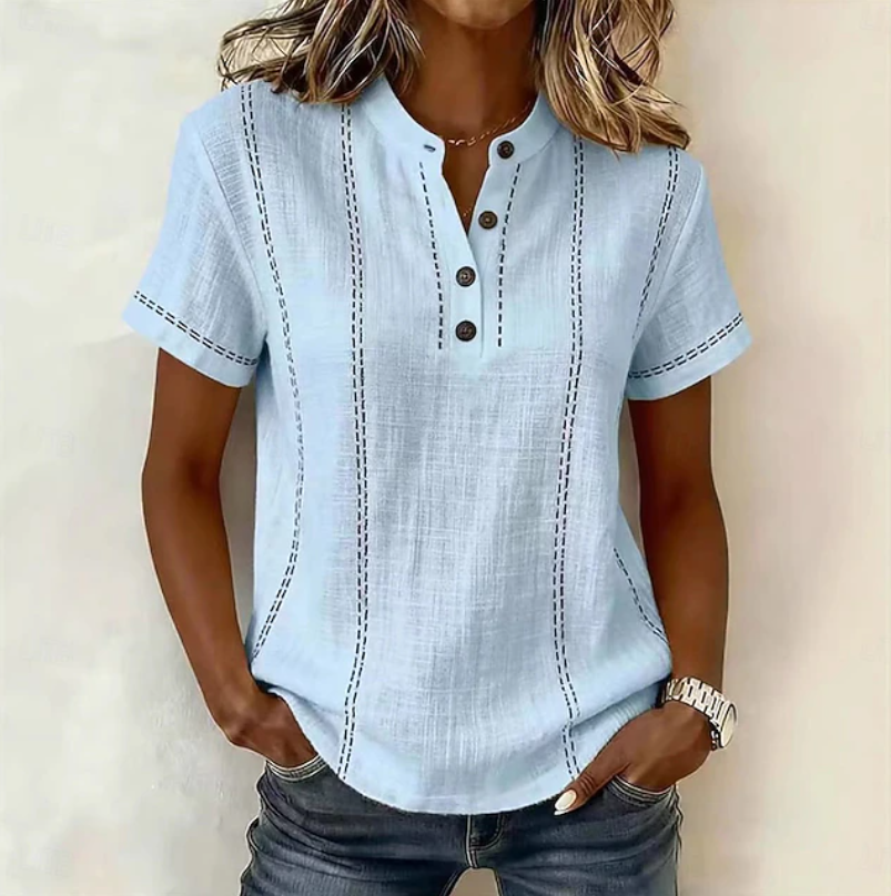 Elira | Everyday Textured Button Top 3