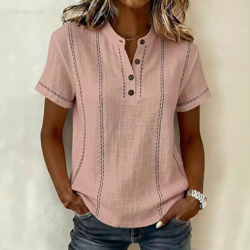 Elira | Everyday Textured Button Top 2