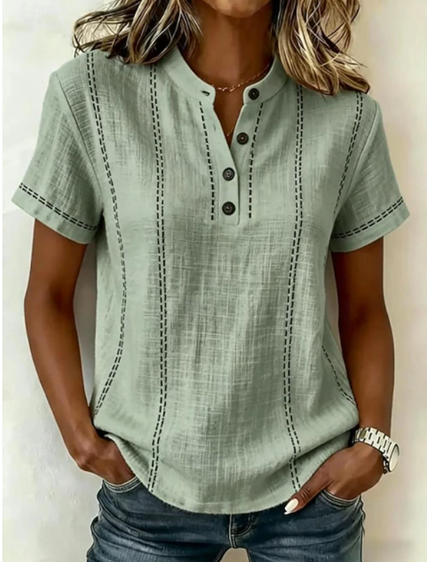 Elira | Everyday Textured Button Top 1