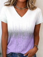 Elena | Everyday Gradient V-Neck Casual Top 2