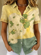 Amelie | Casual Floral Button-Up Shirt 5