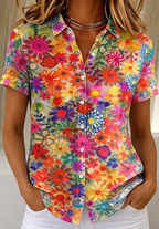 Amelie | Casual Floral Button-Up Shirt 3