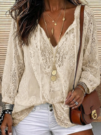 Amara | Boho Lace V-Neck Kimono Cardigan Top 2
