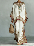 Mirthe | Boho Embroidered Resort Tunic Top 2