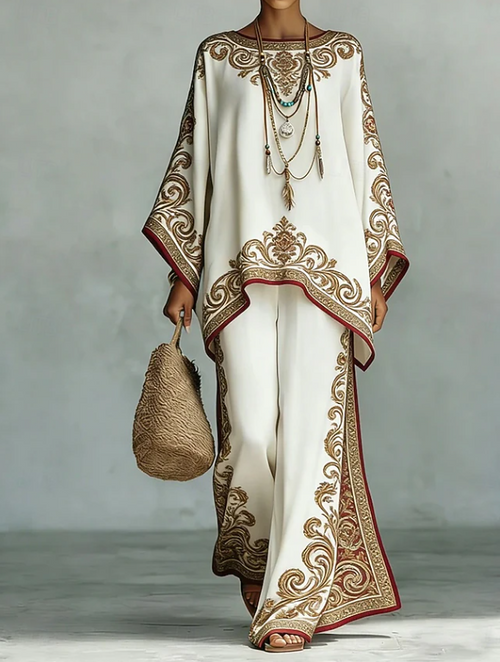 Mirthe | Boho Embroidered Resort Tunic Top 2