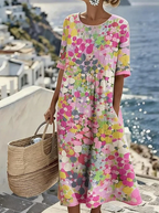 Isadora | Casual Floral Boho Maxi Dress 6