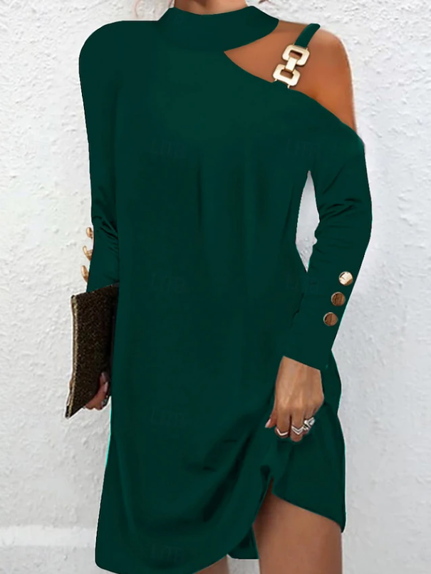 Leighton | Stylish Halter Neck Mini Dress 2