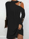 Leighton | Stylish Halter Neck Mini Dress 1