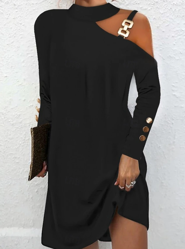 Leighton | Stylish Halter Neck Mini Dress 1