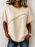 Ailsa | Casual Asymmetrical Stitch Top 4